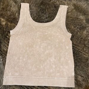 Zenana Ribbed Tank Top - “ASH MOCHA” various sizes 🆕